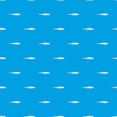 Sticker - Iguana pattern seamless blue