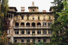 Facade Of An Abandoned Hospital