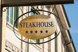 Fototapeta Młodzieżowe - Schild 216 - Steakhouse