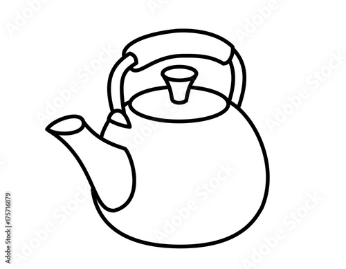 やかん 線画 Stock イラスト Adobe Stock