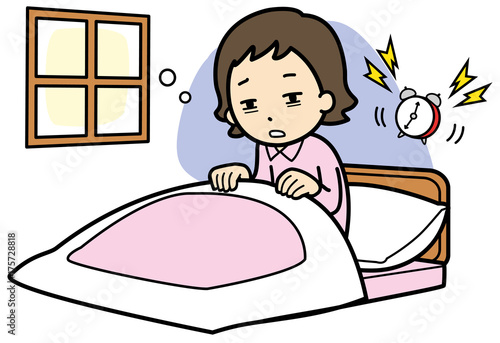 睡眠不足 Adobe Stock でこのストックイラストを購入して 類似のイラストをさらに検索 Adobe Stock