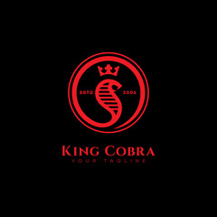 Wall Mural - King cobra logo