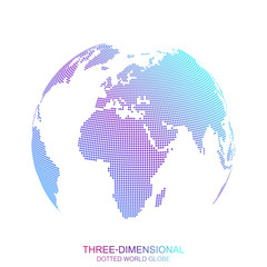 Wall Mural - three-dimensional abstract background planet. virtual background communication or particle compounds