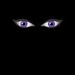 © shawlin - Eyes of the devil in dark - Halloween themed vector