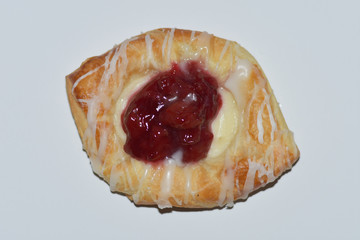 Cherry cheese danish