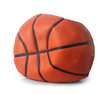 deflated basketball ball