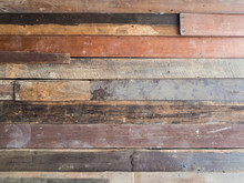 Ruine And Dirty Multi Color Plank Wall Texture For Background