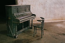 Old Abandoned Piano
