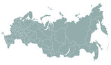 Fototapeta Mapy - vector map of Russia