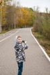 © vulkanov - little boy with camera in autumn Park,