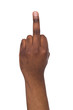© Prostock-studio - Black hand make a symbol with middle finger