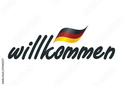 welcome-german-language-willkommen-vector-de-stock-adobe-stock