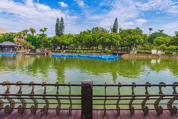 Wall Mural - Taichung park lake view