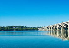 Blue Susquehanna River/The Beautiful Blue Sky Matching The Amazingly Blue Waters Of The Susquehanna River.
