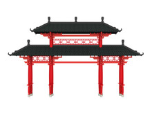 Chinese Gate Isolated