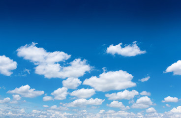 blue sky with cloud  for spring summer background