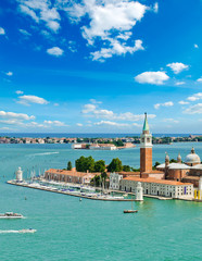 Sticker - view of San Giorgio island, Venice, Italy