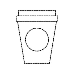 Wall Mural - portable paper coffee cup for breakfast office