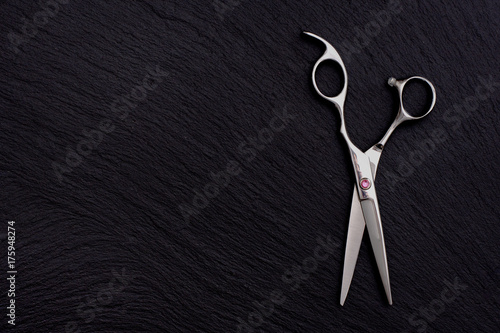 Fotografie, Obraz Hairdresser Accessories, Razor for cutting hair