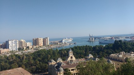 Ausblick zum Hafen