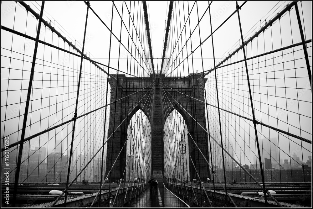 Brooklyn bridge - obrazy, fototapety, plakaty 