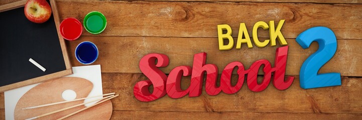 Poster - Composite image of back to school