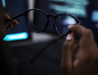 diverse computer hacking shoot
