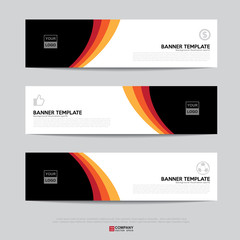 Wall Mural - banner design for business presentation