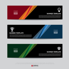 Wall Mural - banner design for business presentation