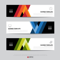 Wall Mural - banner design for business presentation
