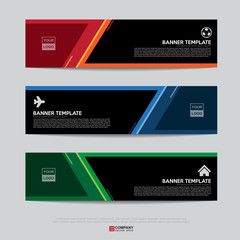 Wall Mural - banner design for business presentation