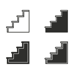 Poster - Ladder icon set.