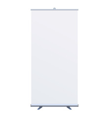 roll up banner stand on isolated clean background7