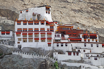 Wall Mural - Diskit Monastery in Nubra Valley, Ladakh, India