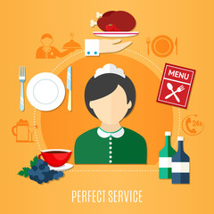 Poster - Restaurant Service Concept