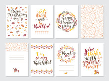 Vector Thanksgiving Day Greeting Card
