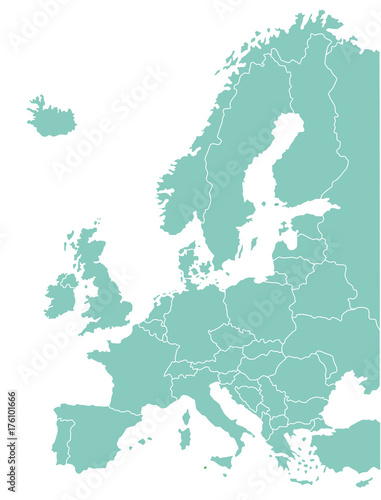 Europakarte Geographisch Grafik Buy This Stock Vector And Explore Similar Vectors At Adobe Stock Adobe Stock