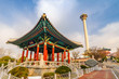 Busan city skyline at Yongdusan Park and Busan Tower, Busan, South Korea