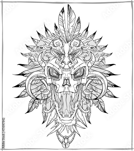 screaming skull vector - Buy this stock vector and explore similar vectors at Adobe Stock ...