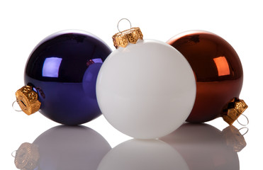 Wall Mural - Chtastmas balls glass