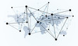 © adam121 - Lines and dots as networking idea drawn on white background