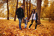 © serge - happy family in autumn park