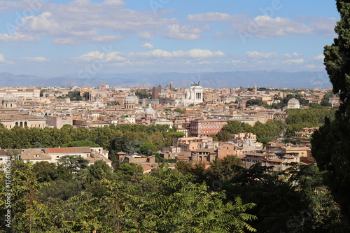 Zdjęcie XXL widok z lotu ptaka na Rzym