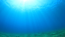 Underwater Blue Water Background