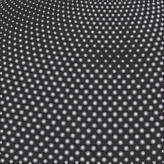 Wall Mural - vector abstract dotted background. black and white halftone effect vector illustration.