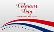 Creative illustration,poster or banner of happy veterans day vector illustration