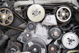 Fototapeta  - Automotor, Reparatur am Motor
