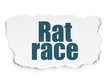 © Maksim Kabakou - Finance concept: Rat Race on Torn Paper background
