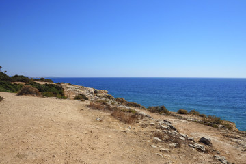 A view of a Praia da Rocha in Portimao, Algarve region, Portugal