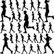 © goran - runner silhouette. run vector